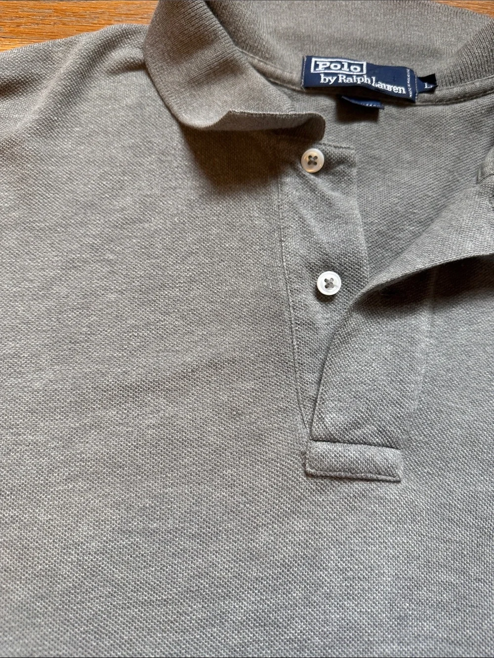 Polo by Ralph Lauren Heather Grey Short-Sleeve Polo
